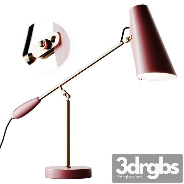 Birdy Table Lamp 3dsmax Download - thumbnail 1