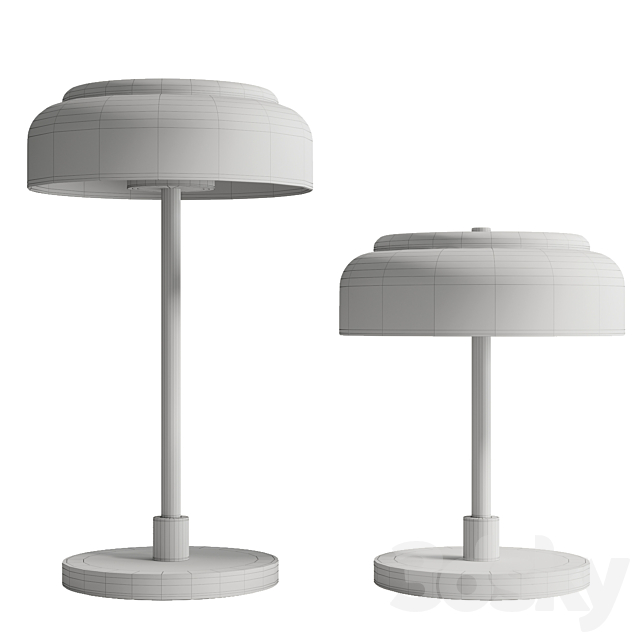 blossi table lamp 3ds Max - thumbnail 3