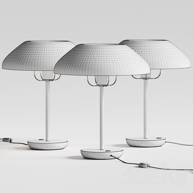 Blu Dot Beau Table Lamps 3DS Max Model - thumbnail 2