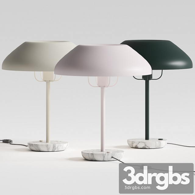 Blu Dot Beau Table Lamps 3dsmax Download - thumbnail 1