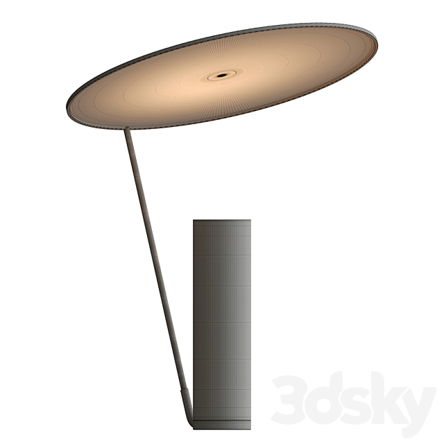 Blue Skies Table Lamp 3ds Max - thumbnail 2