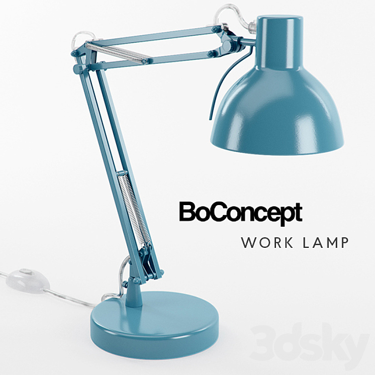 Boconcept work lamp 3DS Max - thumbnail 1