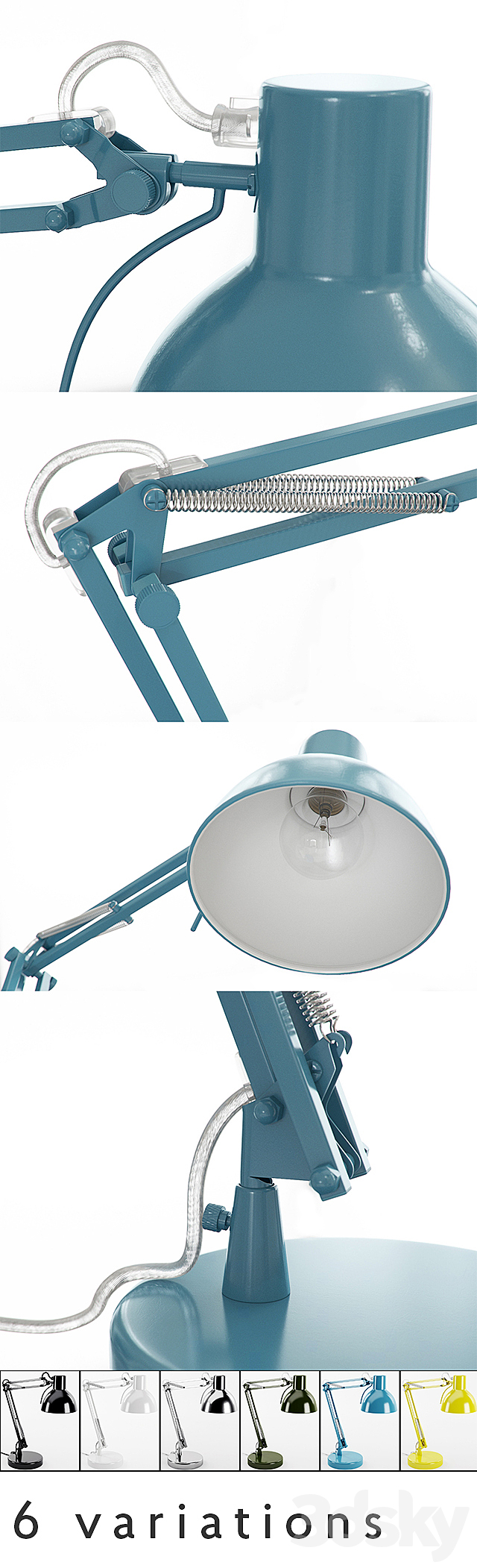 Boconcept work lamp 3DSMax File - thumbnail 2