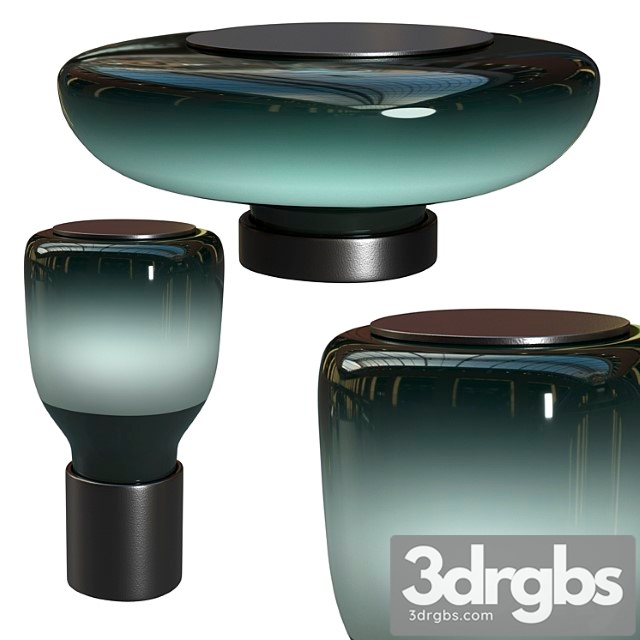 Bonaldo acquerelli table lamp 3dsmax Download - thumbnail 1