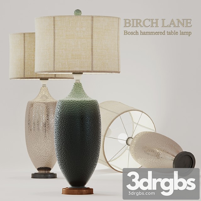 Bosch Hammered Table Lamp 1 3dsmax Download - thumbnail 1