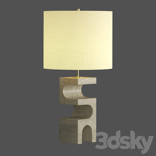 Boveda Table Lamp (Crate and Barrel) 3DSMax File - thumbnail 3