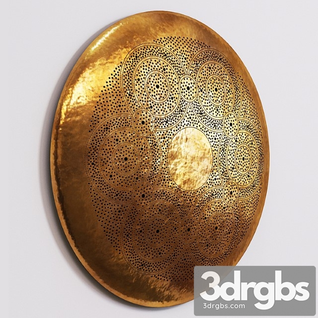 Brass Sconce 1 3dsmax Download - thumbnail 1