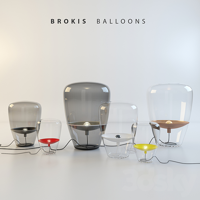 Brokis Balloons 3DS Max Model - thumbnail 2