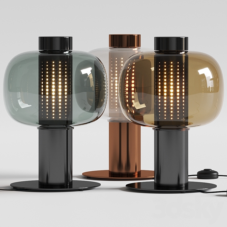 Brokis Bonbori Table Lamps 3DS Max - thumbnail 1