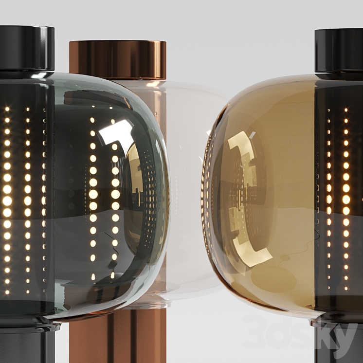 Brokis Bonbori Table Lamps 3DS Max - thumbnail 2