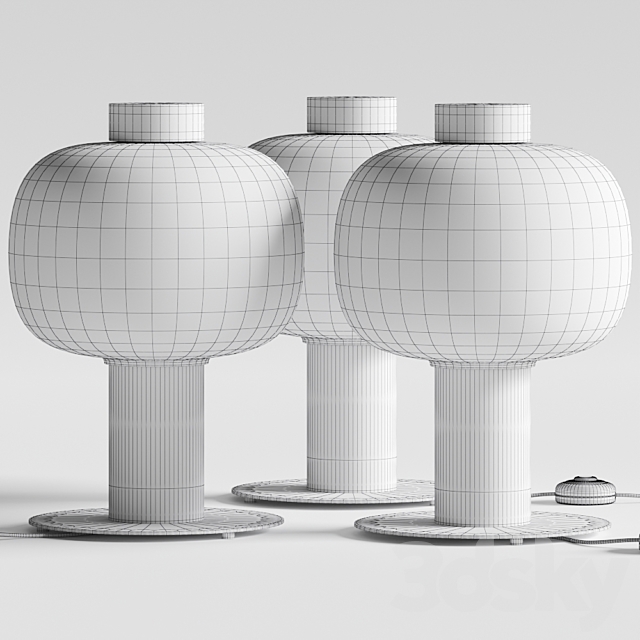 Brokis Bonbori Table Lamps 3DSMax File - thumbnail 3