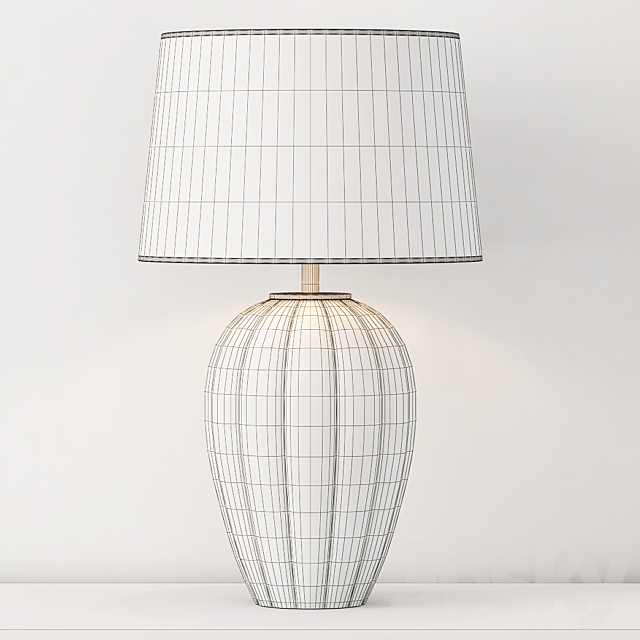 Browse Silver table lamps 3DS Max Model - thumbnail 2