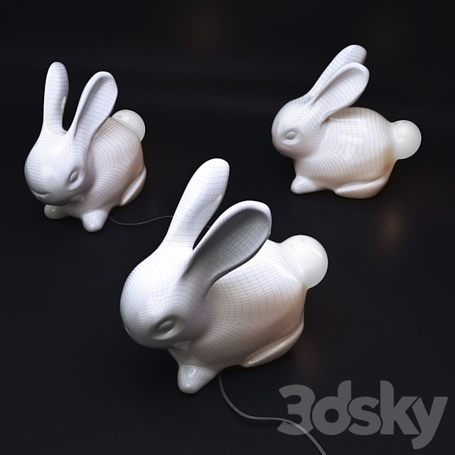 Bunny Lamp 3DSMax File - thumbnail 2