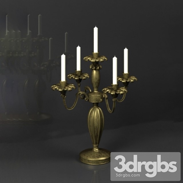 Candlestick 2 3dsmax Download - thumbnail 1