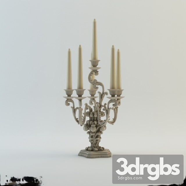 Candlestick 3dsmax Download - thumbnail 1