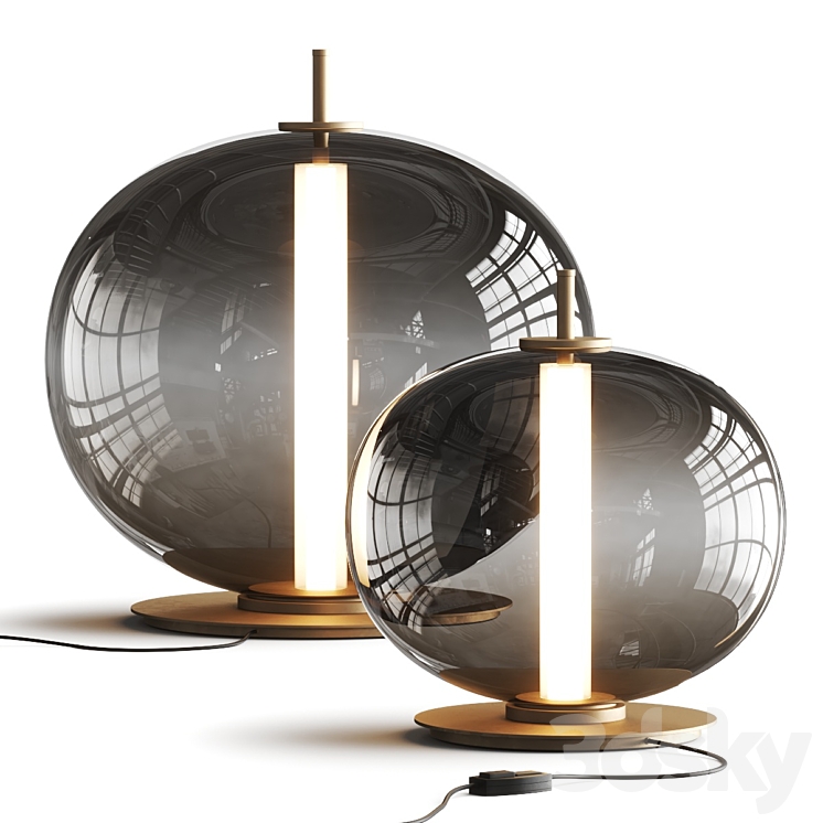 Casamilano Queen Table Lamps 3DS Max Model - thumbnail 1