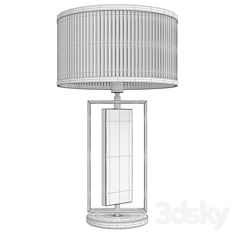 Castro petra table lamp 3DS Max Model - thumbnail 2