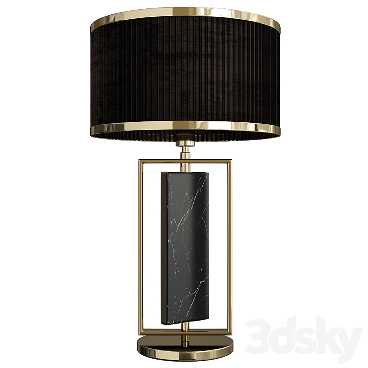 Castro petra table lamp 3DS Max Model - thumbnail 1