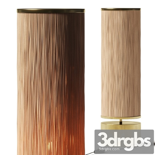 Cb2 solana pillar table lamp 3dsmax Download - thumbnail 1