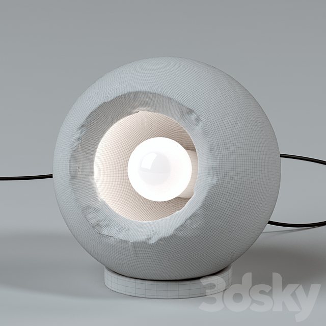 Cement droplight 3DS Max Model - thumbnail 3