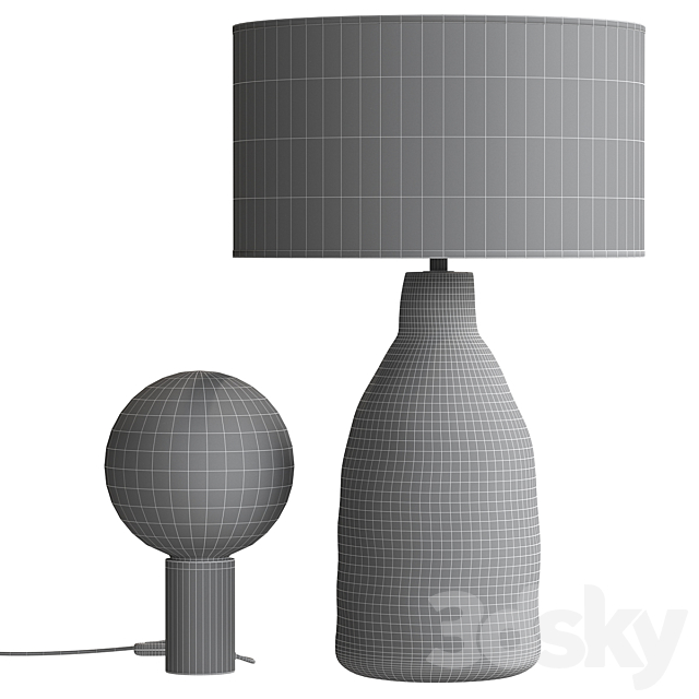 Ceraph _ Arvin table lamp 3ds Max - thumbnail 3