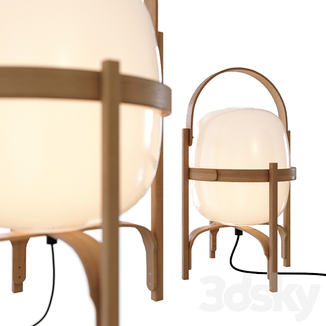 Cesta and Cestita lamp by Santa&Cole 3DS Max Model - thumbnail 2