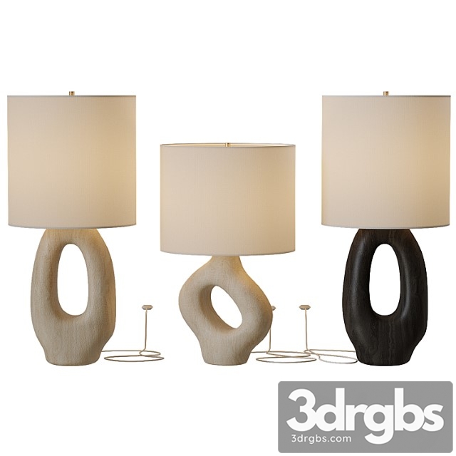 Chamber ceramic table lamp - thumbnail 1