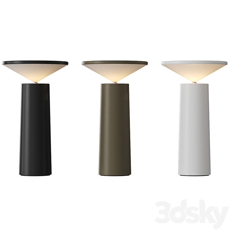 Cocktail by Grok collection table lamp 3DS Max - thumbnail 1