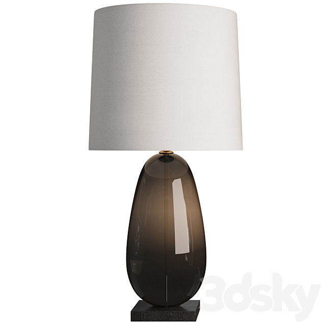 Coffee Bean Porta Romana Table Lamp BY Adam Aaronson 3ds Max - thumbnail 2