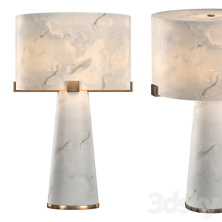 COLLETTE TABLE LAMP 3DS Max Model - thumbnail 1