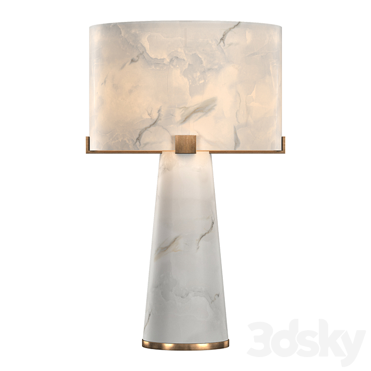 COLLETTE TABLE LAMP 3DS Max Model - thumbnail 2