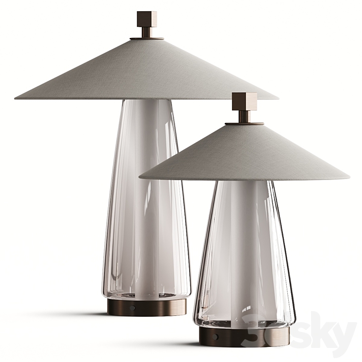 Contardi Asia Table Lamps 3DS Max Model - thumbnail 2