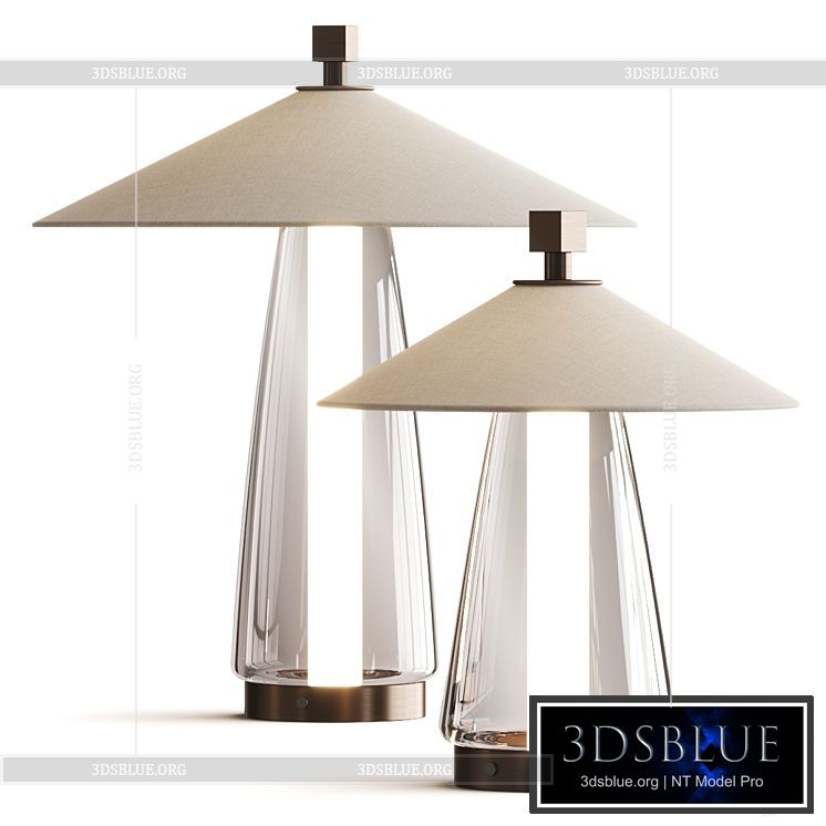 Contardi Asia Table Lamps 3DS Max - thumbnail 3