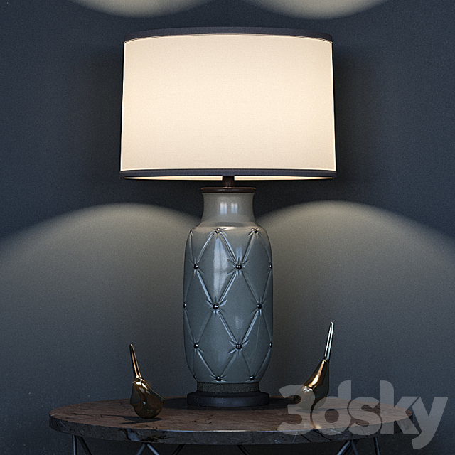 COUPLET TABLE LAMP 3DS Max Model - thumbnail 2