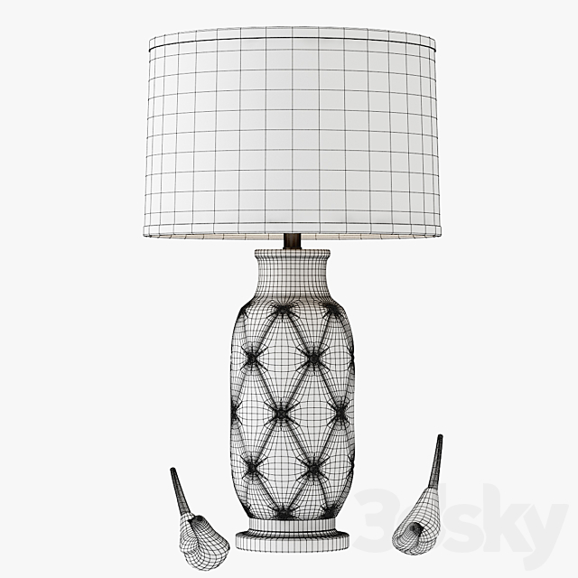 COUPLET TABLE LAMP 3DS Max Model - thumbnail 3