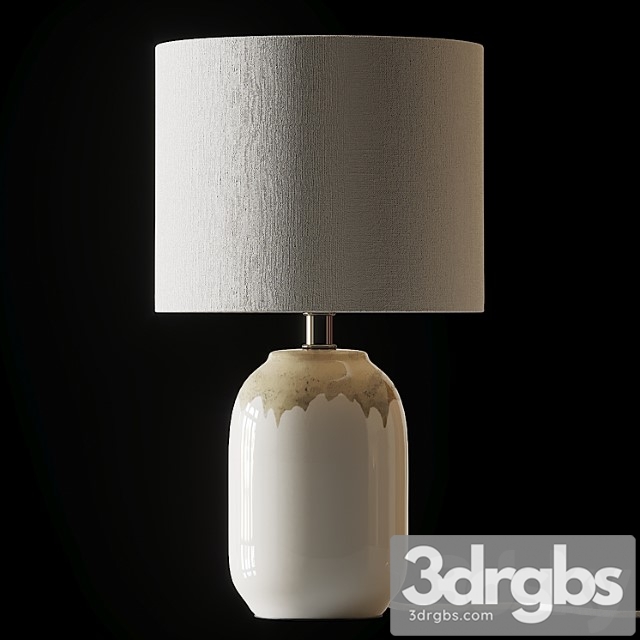 Cox & cox ceramic bedside lamp 3dsmax Download - thumbnail 1