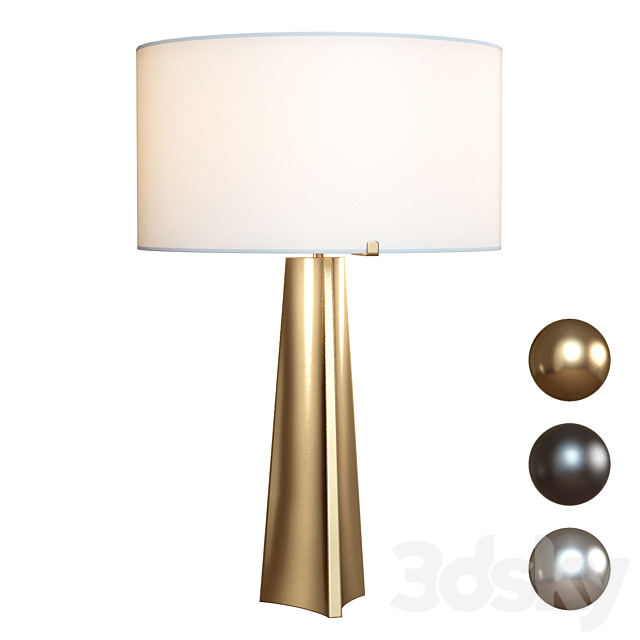 Crate & Barrel Isla Table Lamp 3ds Max - thumbnail 1