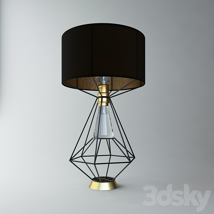 Creative mary Nola table lamp 3DS Max - thumbnail 1