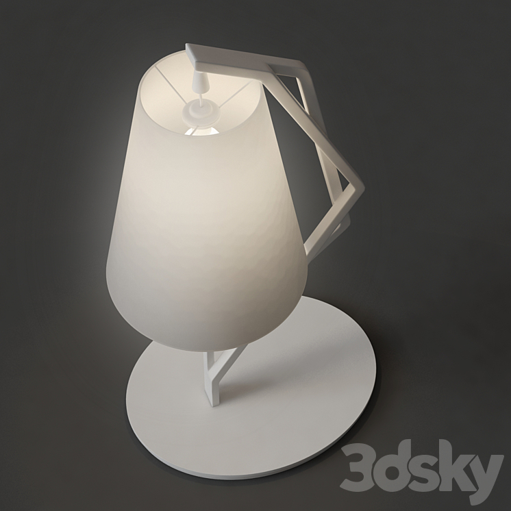 Custom To Be One Table Lamp 3DS Max - thumbnail 2