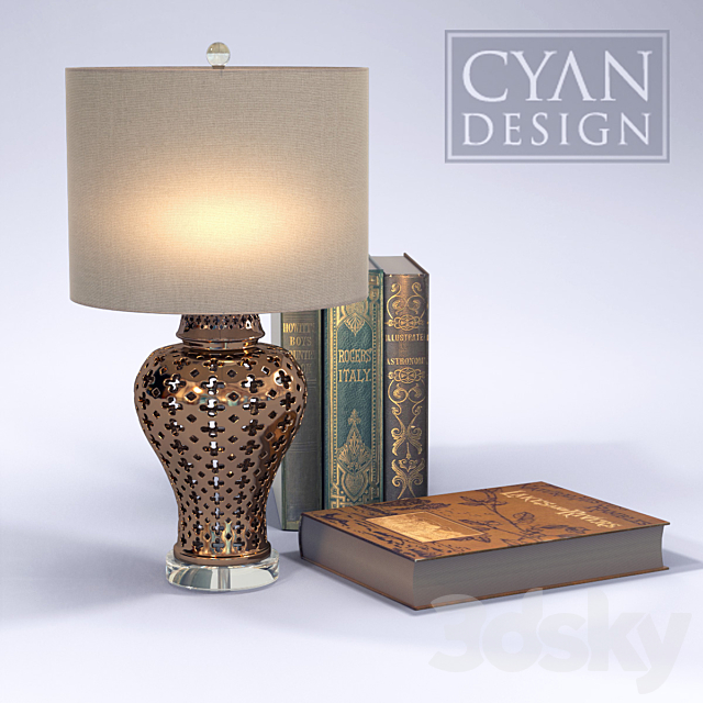 Cyan Design. Casablanca Table Lamp 3DSMax File - thumbnail 1