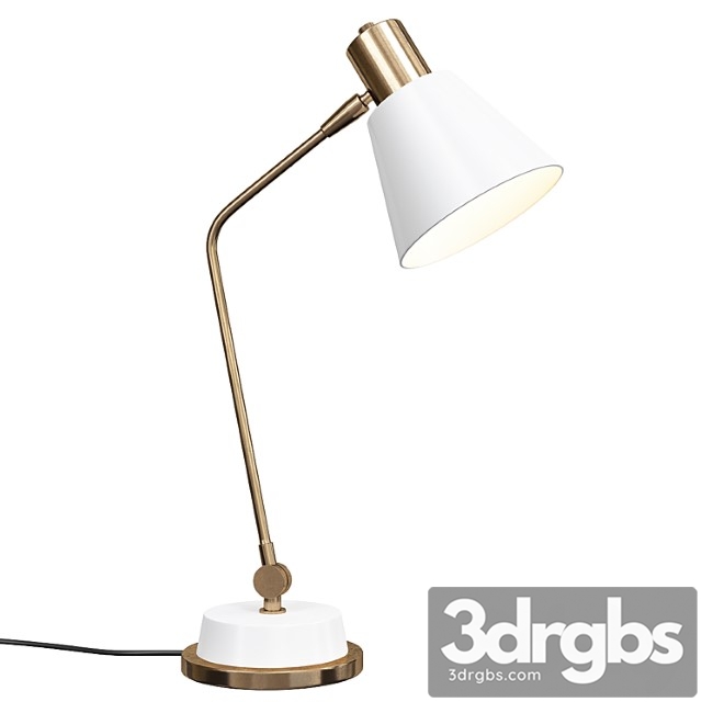 Cylinder usb task table lamp - thumbnail 1