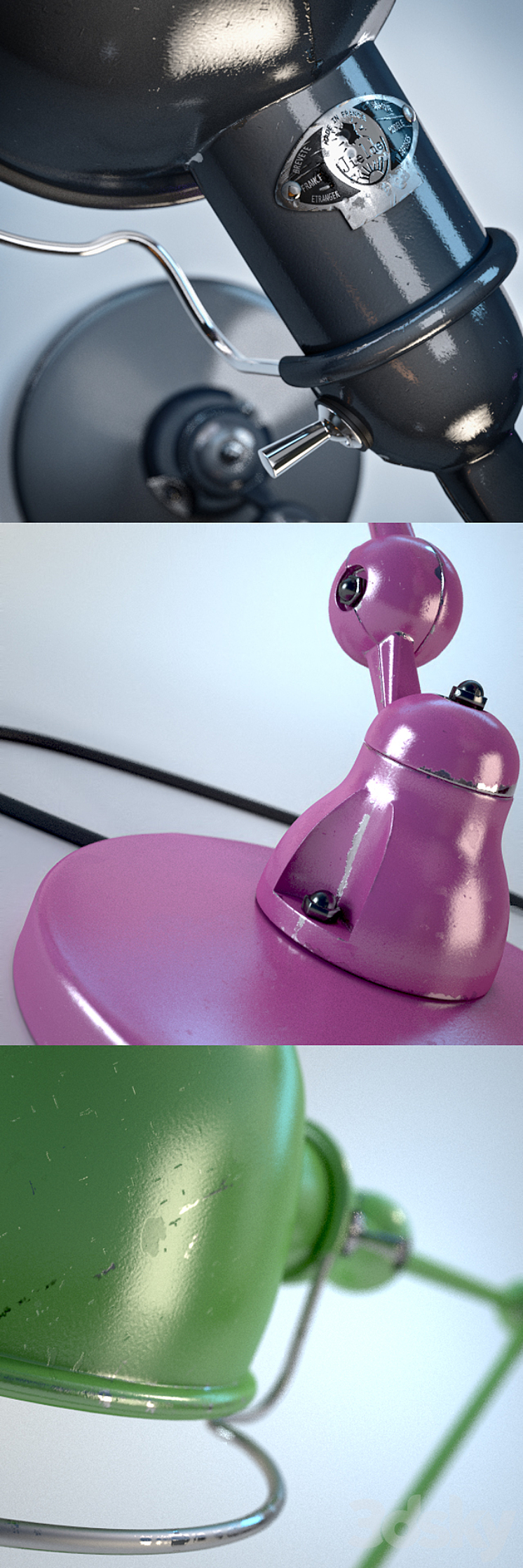 D6440 – Jielde table lamp 3DS Max - thumbnail 2