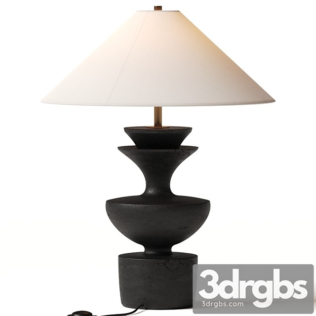 Danny Kaplan Ceramic Sophia Table Lamp 3dsmax Download - thumbnail 1