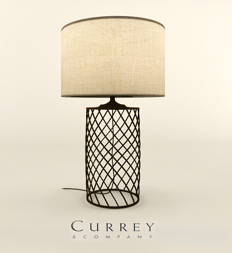 Dashiell Table Lamp Currey & Company 3DS Max - thumbnail 1