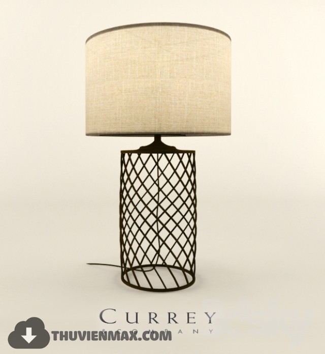 Dashiell Table Lamp Currey & Company 3DS Max - thumbnail 3