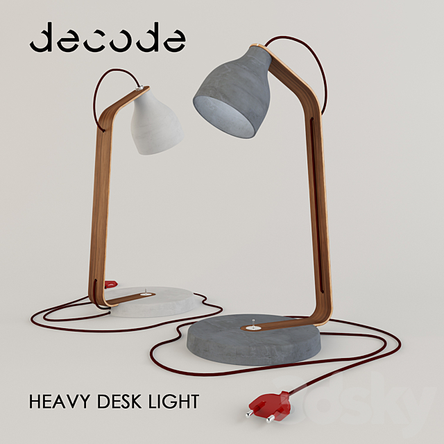 DECODE _ HEAVY DESK LIGHT 3DSMax File - thumbnail 1