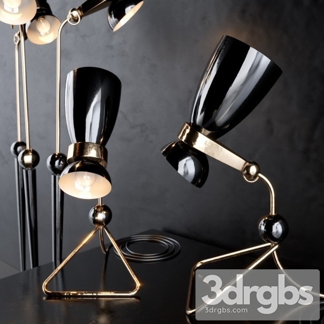 Delightfull Amy Table Lamp 3dsmax Download - thumbnail 1