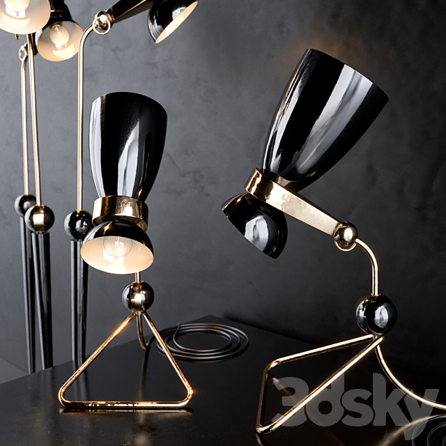 Delightfull Amy table lamp 3DSMax File - thumbnail 1