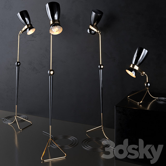 Delightfull Amy table lamp 3DSMax File - thumbnail 2