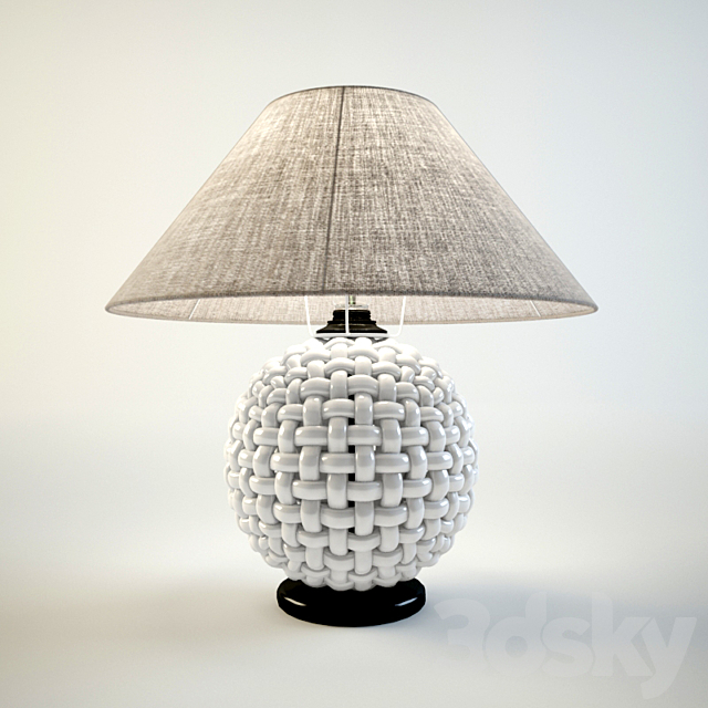 Design lamp “Wicker” (braided) 3DSMax File - thumbnail 1